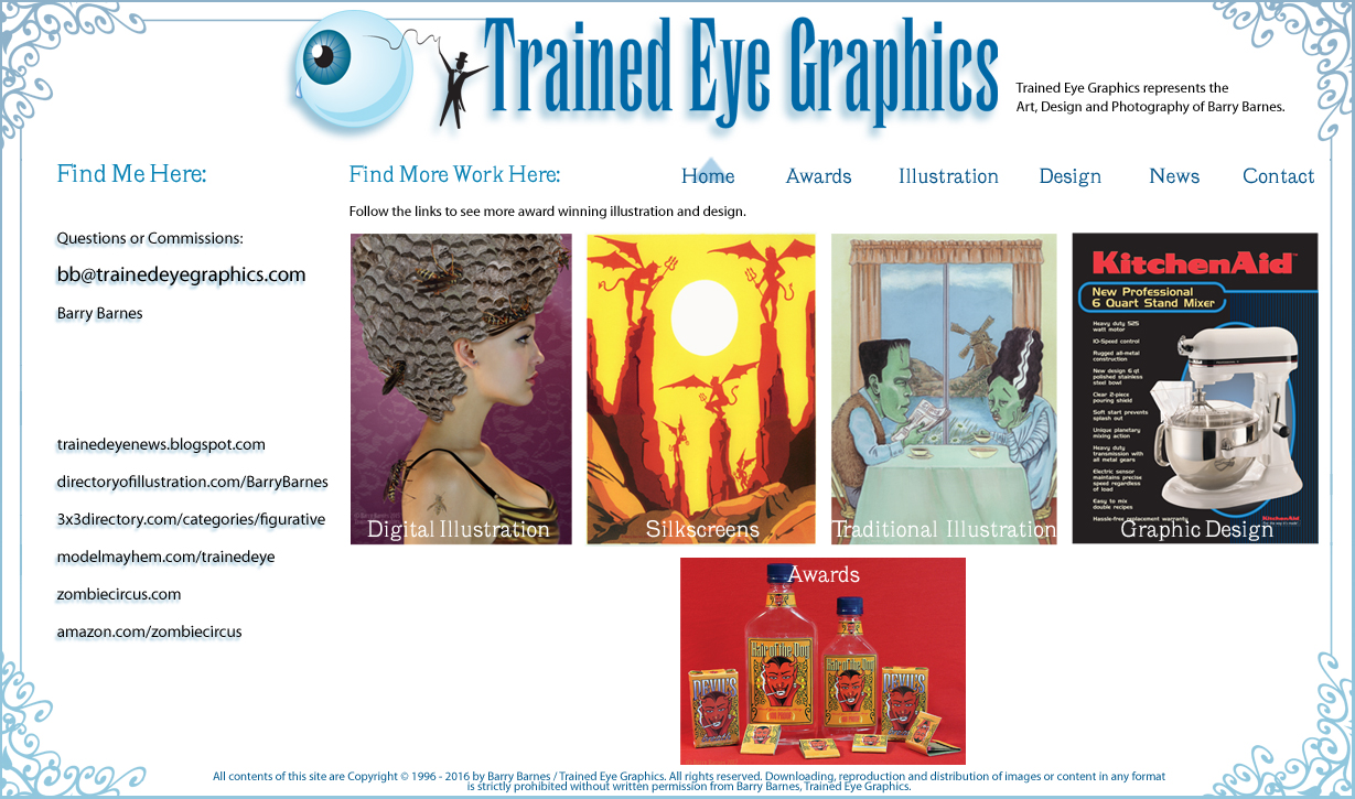 New Trained Eye Graphics web site coming soon. See Blog for latest updates: http://trainedeyenews.blogspot.com/